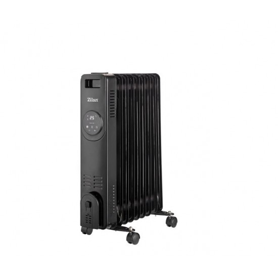 Calorifer cu 9 elementi, putere 2000W, indicator led  Zilan ZLN8416 Negru