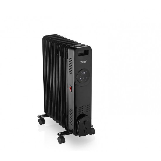 Calorifer cu 9 elementi, putere 2000W, indicator led  Zilan ZLN8416 Negru