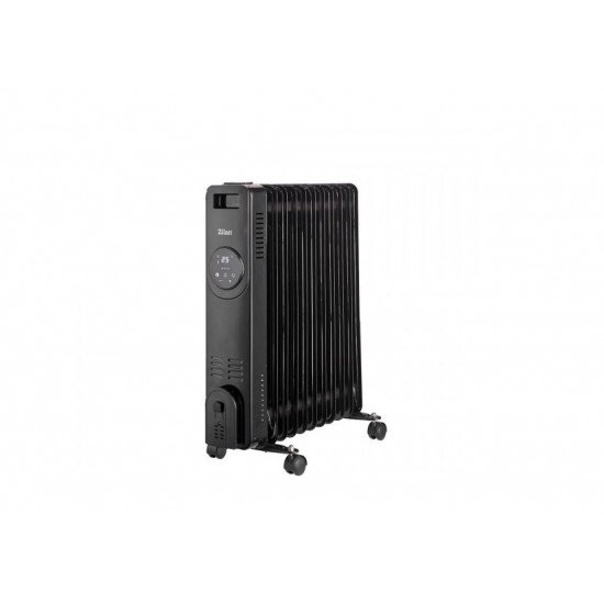 Calorifer electric Negru, putere 2500W, termostat reglabil, indicator luminos  Zilan ZLN8436