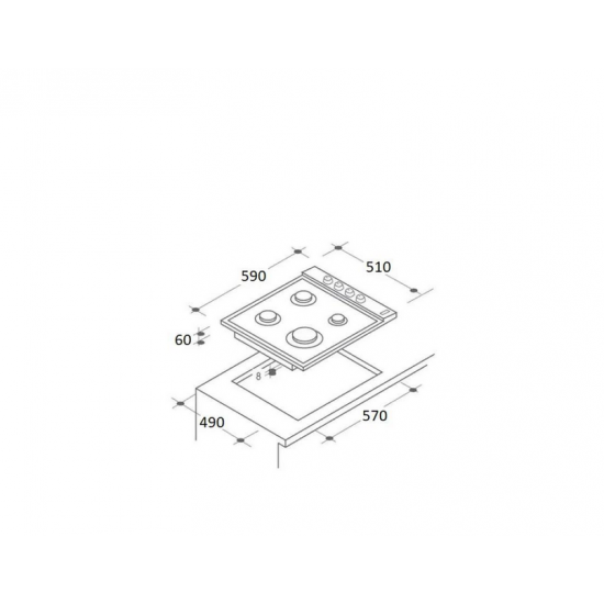 Pachet Incorporabil Hausberg Cuptor electric HB-8051NG, Clasa A, 76L, 2000W, Negru/Inox, Plita Incorporabila HB-563NG, 4 arzatoare, Gaz, Sticla, Negru, Hota incorporabila telescopica HB-1285NG, Putere de absorbtie 420 m3/h, 2 motoare