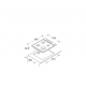 Pachet Incorporabil Hausberg Cuptor electric HB-8051NG, Clasa A, 76L, 2000W, Negru/Inox, Plita Incorporabila HB-563NG, 4 arzatoare, Gaz, Sticla, Negru, Hota incorporabila telescopica HB-1285NG, Putere de absorbtie 420 m3/h, 2 motoare