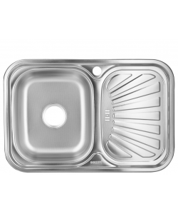 Chiuveta bucatarie Freddo SN9030S, pentru blat, 77x48cm, cuva stanga, anticalcar, inox 