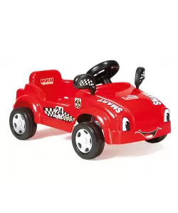 Masinuta cu Pedale Pentru Copii Maxim 35 Kg, Lungime 80 cm, Spatar de Protectie si Volan