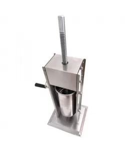 Aparat umplut Carnati Elefant ML-S3, Mecanic, Inox Integral, 3 Kg + 6 Palnii