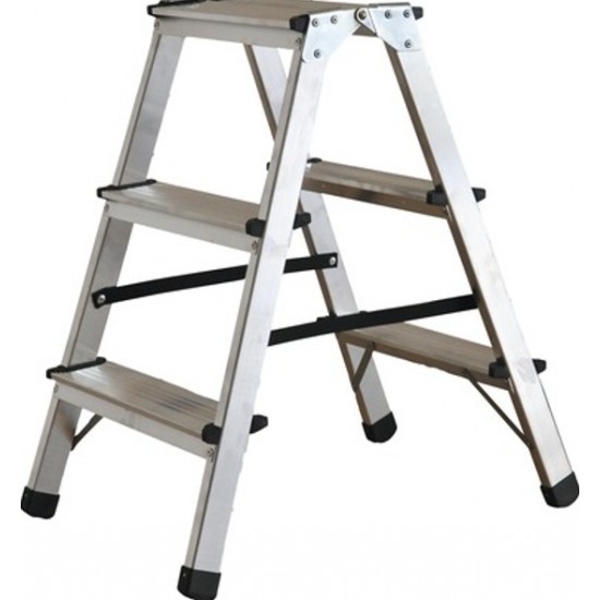 scara cu doua trepte duble 3+3 din aluminiu KMH1203