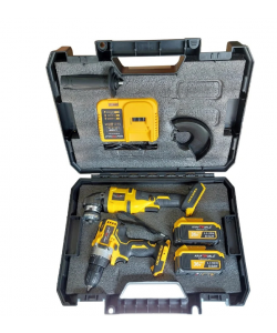 Set Bormasina de impact si Flex Werkbull, 2 acumulatori, 36V, 8Ah, trusa