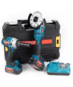 Set cheie de impact si flex Stahl Mayer, 36V, 8Ah, 2 acumulatori, trusa Set cheie de impact si flex Stahl Mayer, 36V, 8Ah, 2 acumulatori, trusa