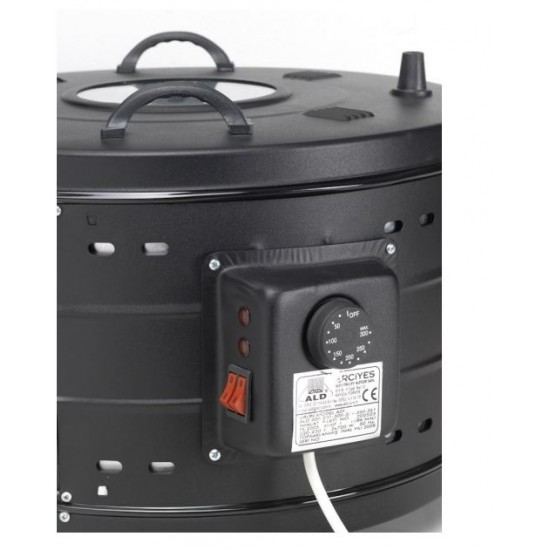 Cuptor rotund  Negru, putere 1400W, diametru 55 cm Zilan ZLN8924