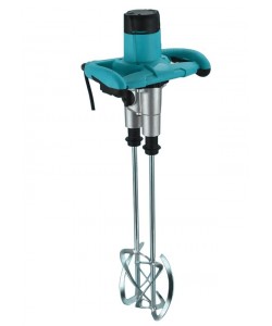 Amestecator materiale constructii, 2 palete, 1800W Detoolz