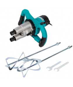 Amestecator materiale constructii, 2 palete, 1800W Detoolz