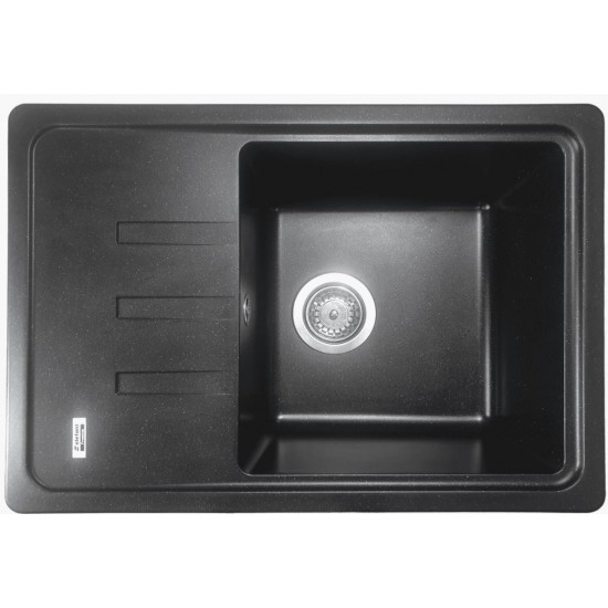 chiuveta PREMIUM negru metalic,LIANA,ELEFANT 6243