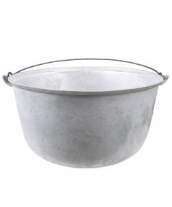 Ceaun tuci aluminiu alimentar, capacitate 50L, fund rotund / EXT 8033