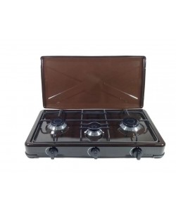 Aragaz emailat maro, 3 ochiuri + Kit reglabil GPL RH-10 + Tub flex 2M+2 Coliere