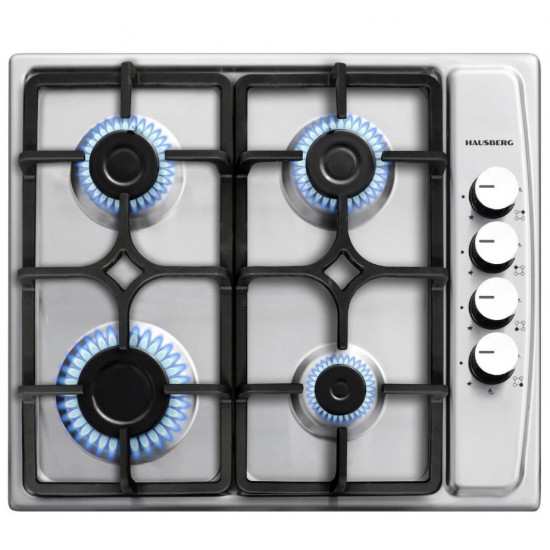 Pachet Incorporabil Cuptor electric Hausberg HB-8051IN, Clasa A, 76L, 2000W, Negru/Inox, Plita incorporabila HB-556IN, Gaz, 4 arzatoare, Gratar din fonta, Hota incorporabila telescopica HB-1285IN, Putere de absorbtie 420 m3/h, 2 motoare, 60 cm, Alb