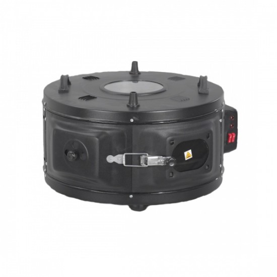 Cuptor rotund Negru, putere 1200W, diametru 45 cm  Zilan ZLN8917