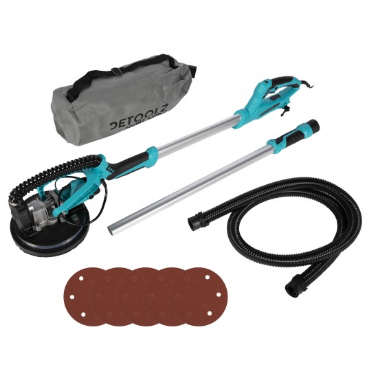 Slefuitor pentru pereti extensibil cu aspirator Ø215 750W