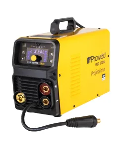 ProWELD MIG 200BL LED Synergetic, MIG/MAG, MMA, Oțel, Inox, Aluminiu, Fontă, 200A