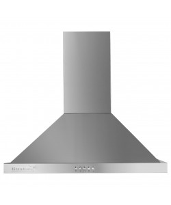 Hota incorporabila decorativa Hausberg HB-1260, Putere de absorbtie 400 m3/h, 1 motor, 60 cm, Inox