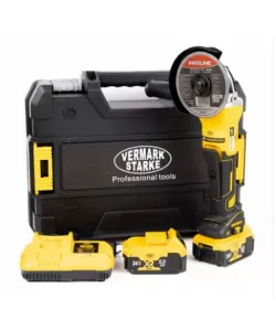 Polizor / Flex cu 2 acumulatori Vermark Starke, 24V, 5Ah Polizor / Flex cu 2 acumulatori Vermark Starke, 24V, 5Ah