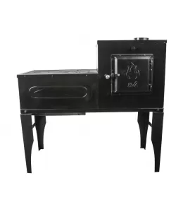 Soba de gatit pe lemne Gospodar,neagra tip dreapta,50 kg,82x46x82 cm  Soba de gatit pe lemne Gospodar,neagra tip dreapta,50 kg,82x46x82 cm