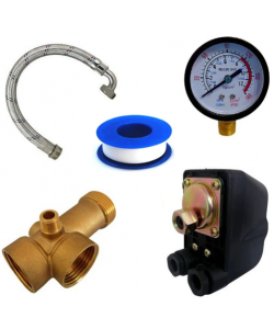 Kit Hidrofor 24L inox cu Pompa submersibila Kit Hidrofor Zinith Italy 24L inox cu Pompa submersibila  3STM122, 1.25KW, 140m, 100 l/min, 3/4 toli (21.5mm), Sistem premium complet3STM122, 1.25KW, 140m, 100 l/min, 3/4 toli (21.5mm), Sistem premium complet