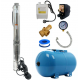 Kit Hidrofor Zinith Italy 24L cu Pompa submersibila  4STM807, 1.65KW, 80m, 266 l/min, 1.25 toli (32mm) , Sistem premium complet