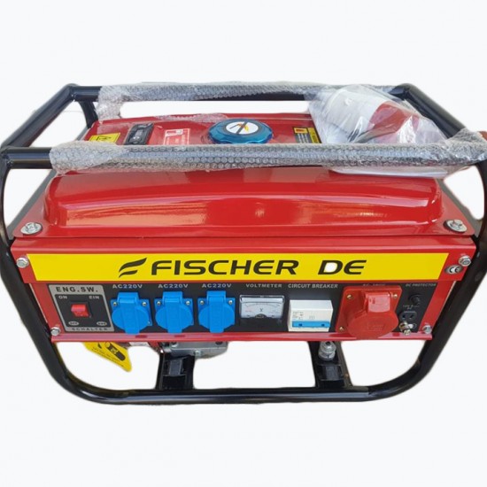 Generator pe benzina Fischer Monofazat 3500W  Pornire Manuala