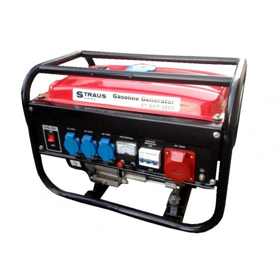 Generator pe benzina Straus Austria Monofazat 3500W Pornire Manuala