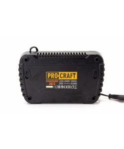 Incarcator dublu pentru acumulatori Procraft 20V, 4 Ah, Cablu alimentare 1.4 m