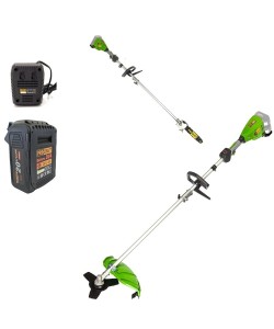 Kit Motocoasa cu acumulator Procraft PTA20/2, 1x 20V, 7000 RPM, 360mm + acumulator si incarcator