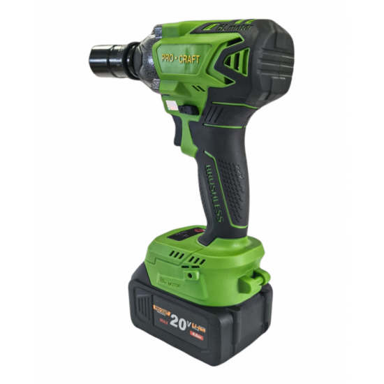 Masina de insurubat cu acumulator, cu impact Procraft PWA20 20V, 4 Ah, 2200 rotatii, 350 Nm