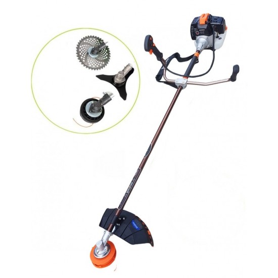 Motocoasa pe benzina UralZid Profesional 7.5 Cp, 62 cc, 12000 Rpm, 5 accesorii incluse Motocoasa pe benzina UralZid Profesional 7.5 Cp, 62 cc, 12000 Rpm, 5 accesorii incluse