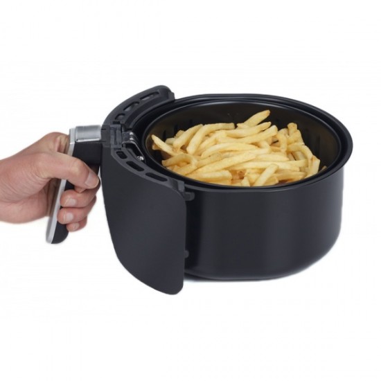 Friteuza Air Fryer Digital ZILAN ZLN-3604, Negru 1500 W, Capacitate 3.5 l, Timer 30 min,