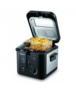 Friteuza Zilan ZLN-0010, 1600 W, 2.5 l, Termostat reglabil, Cuva detasabila, Inox Friteuza Zilan ZLN-0010, 1600 W, 2.5 l, Termostat reglabil, Cuva detasabila, Inox