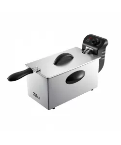 Friteuza Zilan ZLN-1819 din otel inoxidabil, capacitate 3 litri, protectie la supraincalzire