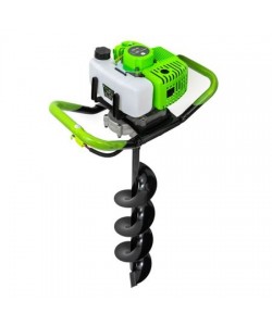Motoburghiu pe benzina, foreza pentru pamant, Mega Garden by Campion, 6 cp + 3 burghie incluse (150,200,300 mm)