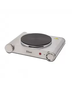 Plita electrica inox Zilan ZLN-0535, 33x10x30, 1 arzator, 1500 W, termostat reglabil