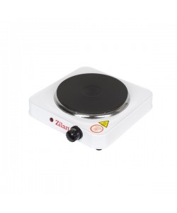 Plita electrica ZILAN Alb ZLN-2173, 1500 W, 26 x 26 x 9.5 cm, 1 arzator, cu 5 trepte de reglaj,
