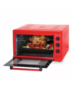 Cuptor electric cu rotisor Zilan ZLN-2461, Rosu Capacitate 32 Litri, 1500W, Timer, Gratar, Tava dreptunghiulara Cuptor electric cu rotisor Zilan ZLN-2461, Rosu Capacitate 32 Litri, 1500W, Timer, Gratar, Tava dreptunghiulara