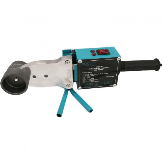 Plita PPR Detoolz DZ-EI100, 1500W, 6 bacuri, aparat lipit tevi Plita PPR Detoolz DZ-EI100, 1500W, 6 bacuri, aparat lipit tevi
