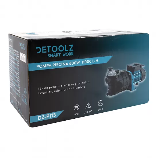 Pompa piscina 600W 11000l/ora Pompa piscina 600W 11000l/ora