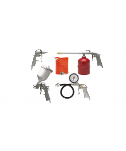 Set compresor accesorii pistol vopsit 5 piese incluse ALTAI by Campion
