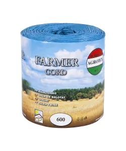 Sfoara din PP rasucit 600 m/kg bobina 5Kg pentru balotat  Sfoara din PP rasucit 600 m/kg bobina 5Kg pentru balotat