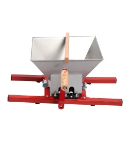 Zdrobitor manual de fructe cu role si cuva INOX Zdrobitor manual de fructe cu role si cuva INOX