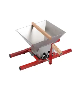 Zdrobitor manual de fructe cu role si cuva INOX Zdrobitor manual de fructe cu role si cuva INOX