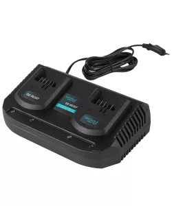 Incarcator 2 acumulatori Detoolz 18V incarcare 3.5A/ora  Incarcator 2 acumulatori Detoolz 18V incarcare 3.5A/ora