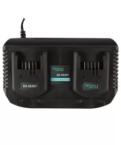 Incarcator 2 acumulatori Detoolz 18V incarcare 3.5A/ora  Incarcator 2 acumulatori Detoolz 18V incarcare 3.5A/ora