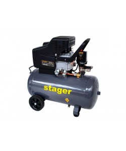 Stager HM2050B compresor aer, 50L, 8bar, 200L/min, monofazat, angrenare directa