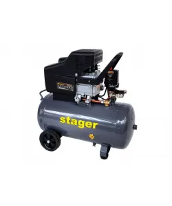 Stager HM2050B compresor aer, 50L, 8bar, 200L/min, monofazat, angrenare directa