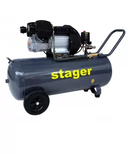 Stager HM3100V compresor aer, 100L, 8bar, 356L/min, monofazat, angrenare directa Stager HM3100V compresor aer, 100L, 8bar, 356L/min, monofazat, angrenare directa
